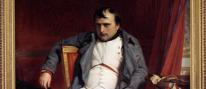 Portrait de Napol&#233;on Ier (1769-1821) &#224; Fontainebleau le 31 mars 1814, Paul Delaroche (1797-1856) 1840 Dim. 1,8x1,3 m. Paris, musee de l'Arm&#233;e.