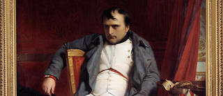   Portrait de Napoléon Ier (1769-1821) à Fontainebleau le 31 mars 1814 , Paul Delaroche (1797-1856) 1840 Dim. 1,8x1,3 m. Paris, musee de l'Armée. 
