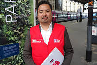  Valéry Vuong à la gare Saint-Lazare. Selon lui, les syndicats devraient négocier la meilleure convention collective possible pour l’ensemble des personnels de la branche ferroviaire. 