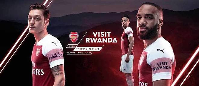 Le Rwanda est d&#233;sormais un sponsor du club londonien d'Arsenal.