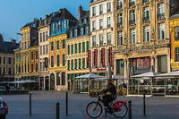  Chaque V'Lille est utilisé en moyenne par sept utilisateurs par jour dans le centre de Lille.  (C) 