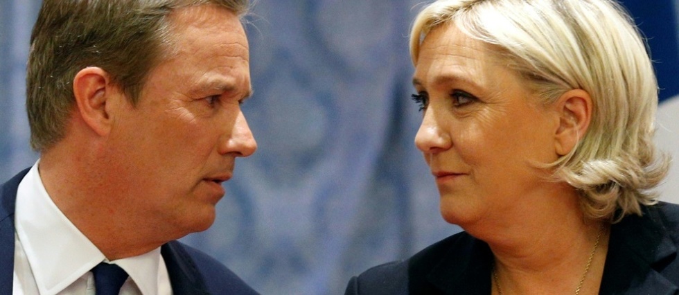 Europeennes: Dupont-Aignan refuse pour l'heure la proposition de liste commune de Marine Le Pen