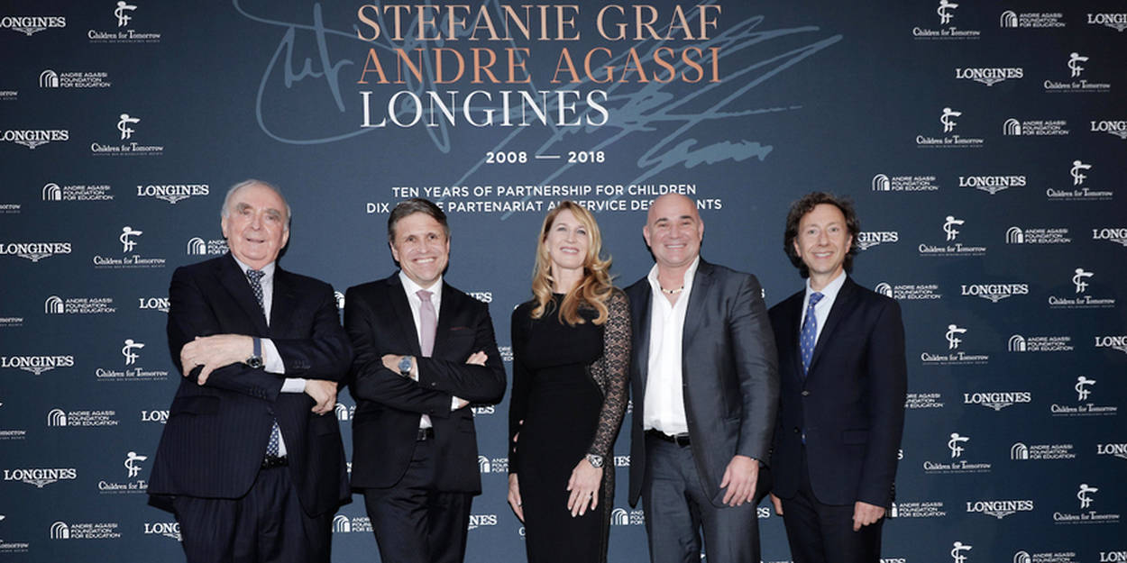 Deux Longines exclusives aux ench res pour Steffi Graf et Andre