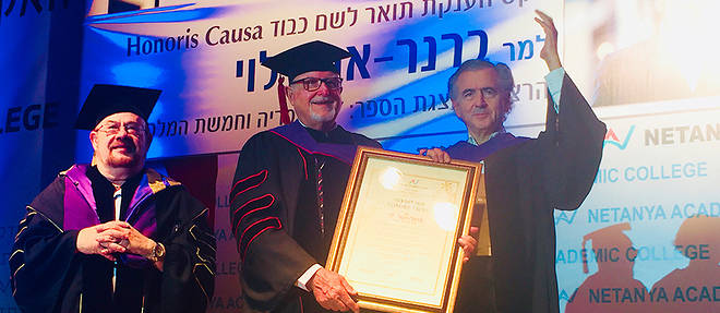 Allocution prononc&#233;e par le philosophe devant le Coll&#232;ge acad&#233;mique de Netanya, le 18 juin 2018, en r&#233;ponse &#224; la remise d&#8217;un doctorat honoris causa.