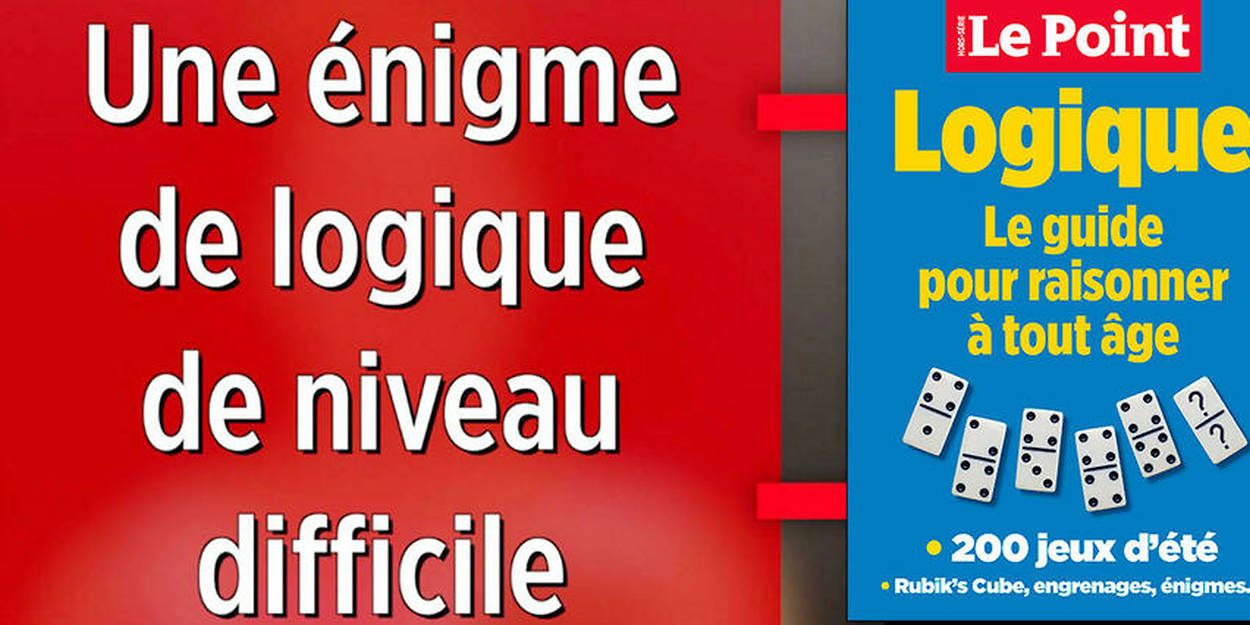 Logique une énigme difficile pour les experts
