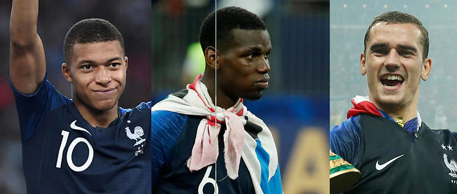 Mbappe Pogba Et Griezmann Le Brelan D As Des Bleus Le Point