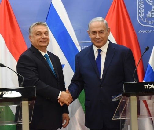 "Tolerance zero" contre l'antisemitisme, promet Orban en Israel