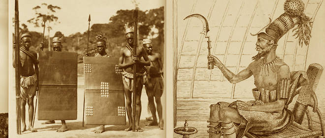 Le roi Mumza et les cannibales Mangbetu.