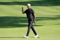 Golf: Tiger Woods en chasse derri&egrave;re un trio de leaders du Bridgestone Invitational