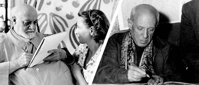  Matisse et Picasso, un long et fructueux compagnonnage mis en lumiere dans l'exposition << La comedie du modele >>, a Nice.