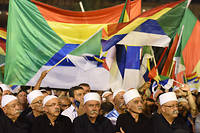 &Agrave; Tel-Aviv,&nbsp;100&nbsp;000 manifestants contre la loi&nbsp;sur l'&Eacute;tat-nation