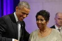 Barack Obama salue la &laquo;&nbsp;divine&nbsp;&raquo; Aretha Franklin