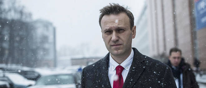 Alexei Navalny, ici a Moscou le 25 decembre 2017, a ete a nouveau arrete. (photo d'illustration)