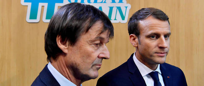 Emmanuel Macron et Nicolas Hulot a la COP 23 a Bonn le 15 novembre 2017 : le << Make our planet great again >> du president francais n'etait-il que du vent ?
