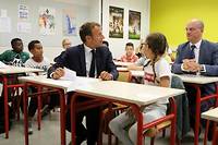 Macron dans un coll&egrave;ge de Laval pour la rentr&eacute;e scolaire