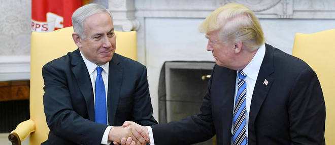 Donald Trump et Benjamin Netanyahu a la Maison-Blanche le 5 mars 2018.