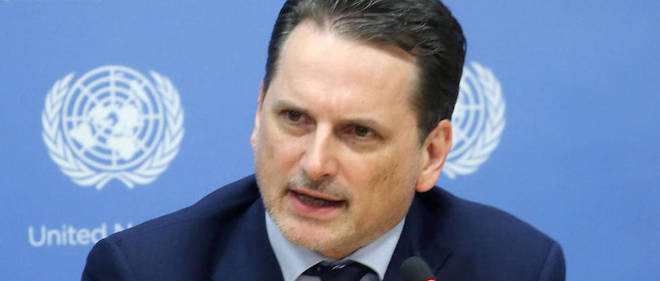 Pierre Krahenbuhl, le commissaire general de l'UNRWA, l'Office de secours et de travaux des Nations unies pour les refugies de Palestine dans le Proche-Orient. 
 