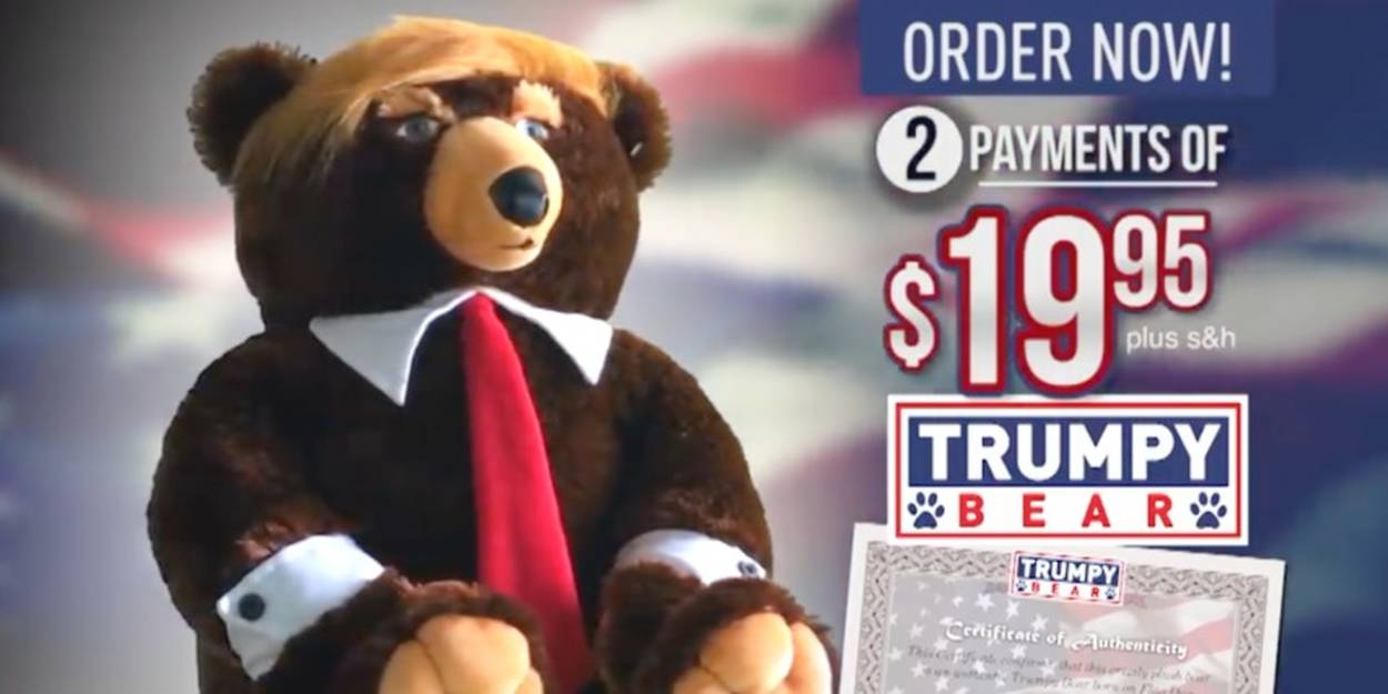 Trumpy bear : l'ours en peluche à l'effigie de Trump - Le Point