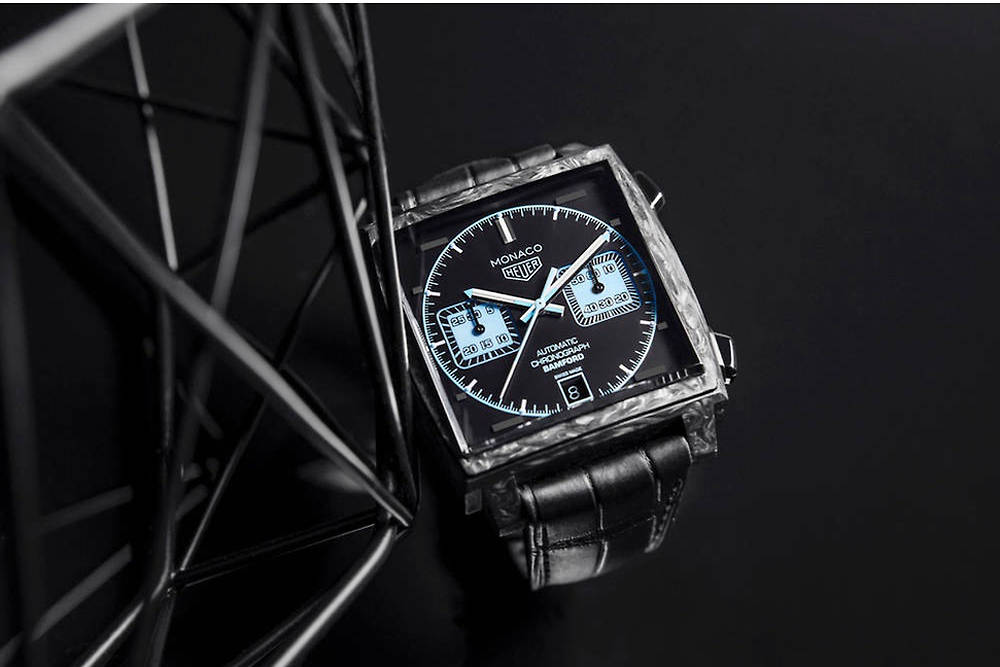 La TAG Heuer Monaco pirat e par Bamford Montres