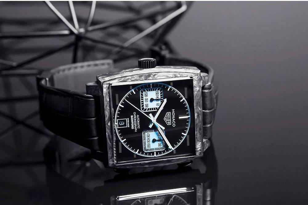 La TAG Heuer Monaco pirat e par Bamford Montres