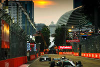 F1&ndash;Singapour&nbsp;: Hamilton et Mercedes d&eacute;sesp&egrave;rent Vettel et Ferrari