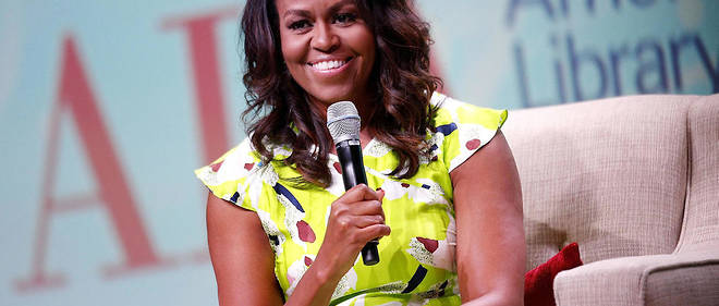 Michelle Obama a lance cet ete l'initiative We All Vote, pour pousser les Americains a s'inscrire sur les listes electorales et a aller voter. 