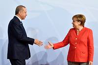 Visite controvers&eacute;e d'Erdogan en Allemagne pour tenter une r&eacute;conciliation