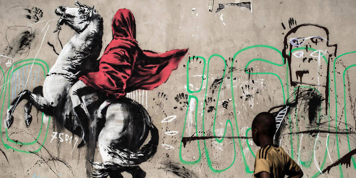 Banksy voulait apparemment déchiqueter le tableau en entier