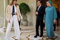 Melania Trump en Egypte: rencontre avec Sissi, visite des pyramides
