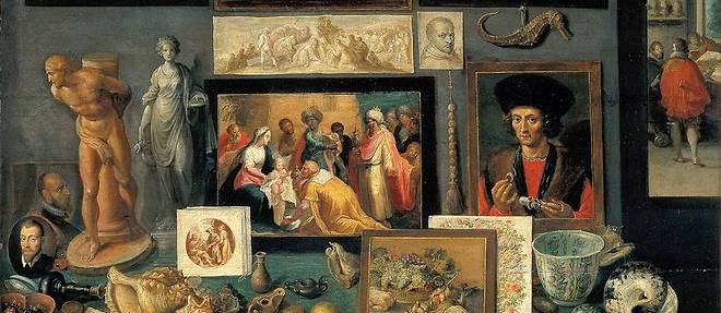 Cabinet d'art et de curiosites de Frans Francken le Jeune (1636).