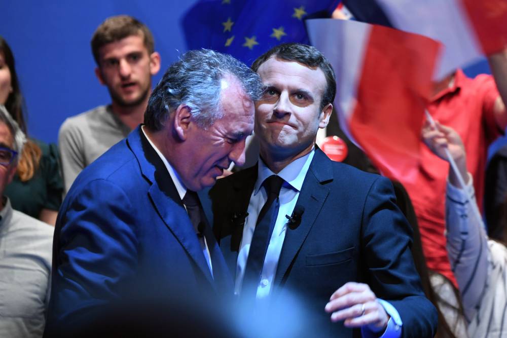 Bayrou et Macron © ERIC FEFERBERG AFP