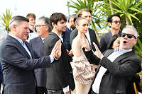  Ted Sarandos, numéro deux de Netflix, et Thierry Frémaux, délégué général du Festival de Cannes, à Cannes en 2018.  ©ALBERTO PIZZOLI