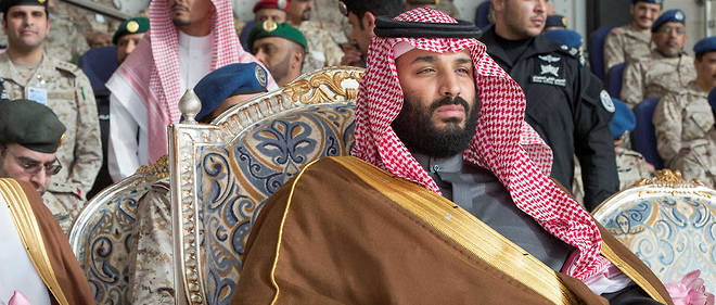 Le prince heritier Mohammed ben Salmane le 21 fevrier a Riyad.