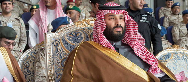 Le prince heritier Mohammed ben Salmane le 21 fevrier a Riyad.