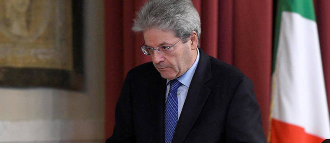 Paolo Gentiloni,  le 20 mars 2018. L'ancien president du Conseil estime que l'action de son gouvernement a assaini la situation italienne et que l'envolee du spread est due aux declarations intempestives de l'executif actuel.