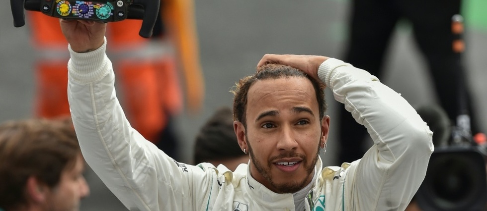 F1: Hamilton egale les 5 titres de Fangio dans l'adversite