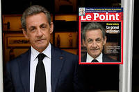  Nicolas Sarkozy a longuement reçu les journalistes du Point.  ©Elodie Grégoire