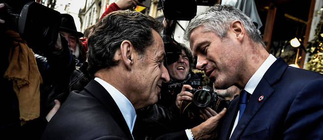 Nicolas Sarkozy et Laurent Wauquiez. 