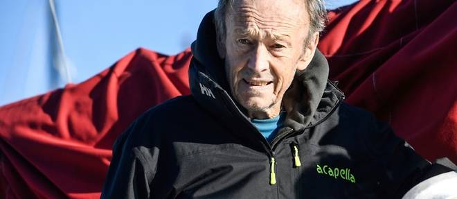 Route du Rhum: premier vainqueur, Mike Birch emu a Saint-Malo du haut de ses 87 ans