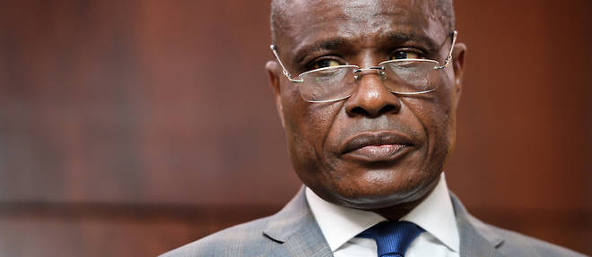 Martin Fayulu, designe candidat commun de l'opposition congolaise (RDC) a Geneve ce 11 novembre 2018.