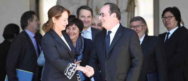 L'ancienne ministre de l'Ecologie Segolene Royal et l'ancien president Francois Hollande, ancien couple et concurrents avant la presidentielle de 2007, devraient reprendre les hostilites.