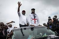Elections en RDC: Tshisekedi salu&eacute; par la foule pendant cinq heures