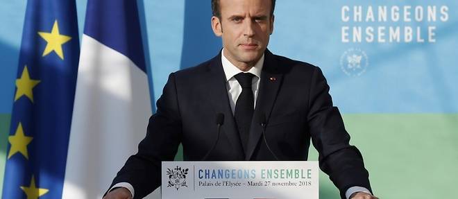 Macron choisit une voie mediane sur le nucleaire et promet un essor des renouvelables
