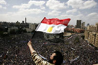  Manifestation place Tahrir, au Caire, en avril 2011, soit deux mois après la chute de Moubarak.    ©MISAM SALEH