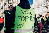  Dans la manifestation des Gilets jaunes, le 8 decembre a Marseille.    (C)Laurent Le Crabe