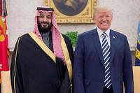 Trump se f&eacute;licite de sa &laquo;&nbsp;grande amiti&eacute;&nbsp;&raquo; avec le nouvel homme fort de Riyad
