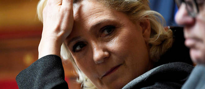 Le parti de Marine Le Pen progresse dans les sondages en vue des europeennes, au contraire de La Republique en marche ou des Republicains.