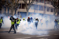  Manifestants hier a Toulouse, dans le centre-ville.  (C)Alain Pitton