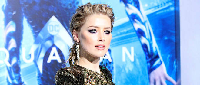 Amber Heard lors de la presentation du film << Aquaman >>. 