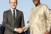 Macron, Drucker et foie gras pour le No&euml;l des soldats fran&ccedil;ais du Tchad